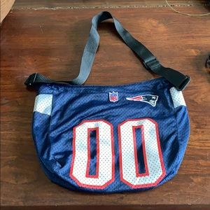 New England Patriots bag